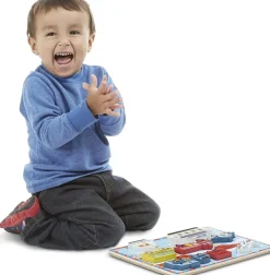 Melissa & Doug Rompecabezas De Vehiculo De Pieza Grande Multicolor Melissa And Doug^ Puzzles Para Niños