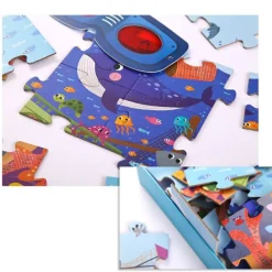 Mideer Rompecabezas Del Detective Del Oceano - ^ Puzzles De 20 A 48 Piezas