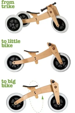Wishbone Design Studio Scooter Wishbone Bike Original 3 En 1 - ^ Draisiennes Y Bicicletas De Madera