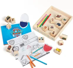 Melissa & Doug Sellos De Madera De La Patrulla Canina - ^ Actividades Creativas De Ocio