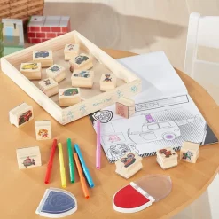 Melissa & Doug Sellos De Madera De La Patrulla Canina - ^ Actividades Creativas De Ocio