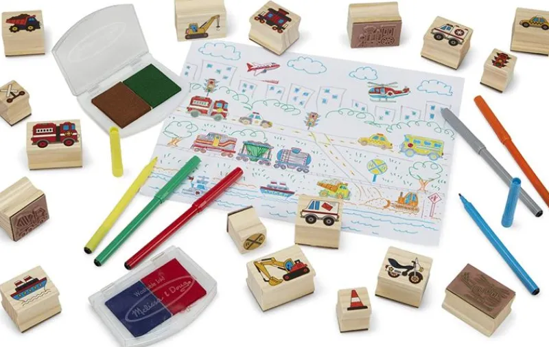 Melissa & Doug Sellos De Vehiculos - ^ Actividades Creativas De Ocio