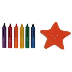 Janod Set 6 Ceras De Baño Y Esponja - ^ Juguetes Para El Baño