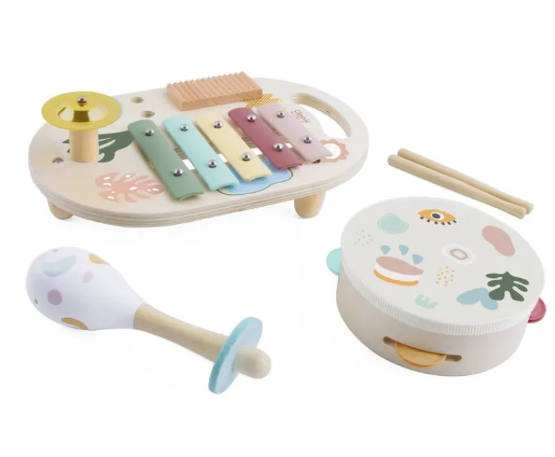 Classic World Set De Música De Madera Para Niños - ^ Instrumentos Músicales