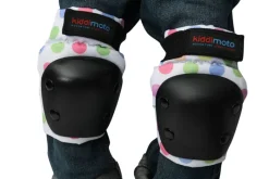 Kiddimoto Set De Proteccion Infantil Dotty M En Color Pastel - ^ Cascos Y Guantes