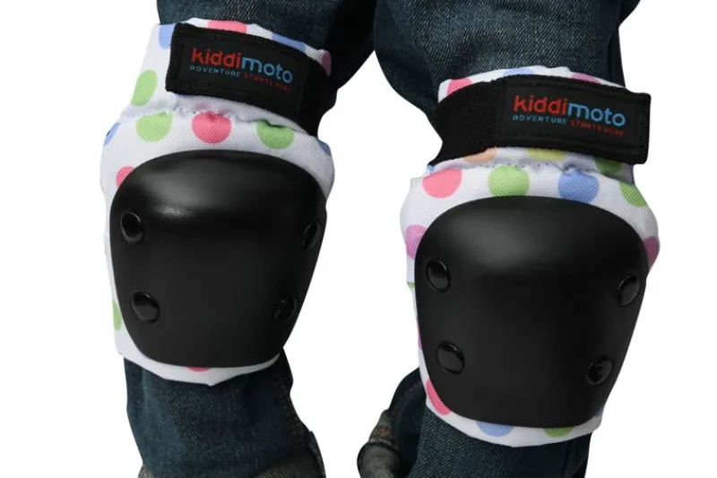 Kiddimoto Set De Proteccion Infantil Dotty M En Color Pastel - ^ Cascos Y Guantes