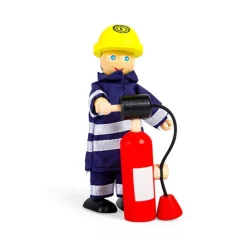 Bigjigs Toys Set Muñecos Bomberos - ^ Los Bomberos, La Policía