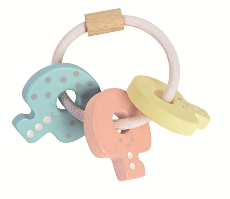 Plan Toys Sonajero De Llaves En Color Pastel - ^ Cascabeles