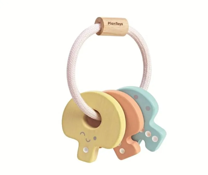 Plan Toys Sonajero De Llaves En Color Pastel - ^ Cascabeles