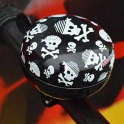 Kiddimoto Sonnette Velo Skullz - ^ Cascos Y Guantes