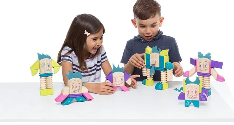 Tegu Sticky Monsters Zip Zap - ^ Imanes, Libros Magnéticos Y Juegos Magnéticos