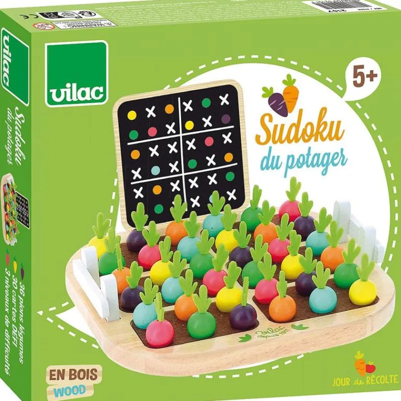 Vilac Sudoku Con Verduras De La Huerta - ^ Juegos De Puzzle, Estrategia Y Logica