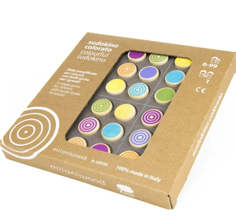 Milaniwood Sudoku De Madera De Colores - ^ Juegos De Puzzle, Estrategia Y Logica