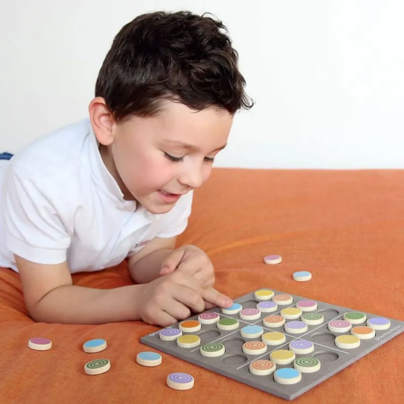 Milaniwood Sudoku De Madera De Colores - ^ Juegos De Puzzle, Estrategia Y Logica