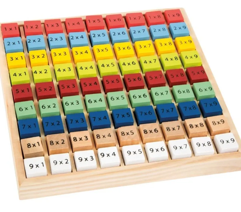 Small foot company Tabla De Multiplicar De Colores - ^ Aprender Divirtiéndose