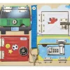 Melissa & Doug Tablero De Cerraduras Y Pernos - ^ Aprender Divirtiéndose