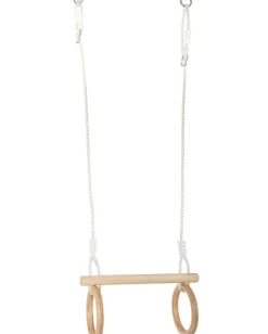 Small foot company Trapecio Con Anillos De Gimnasia En Madera - ^ Muebles De Jardín, Columpios
