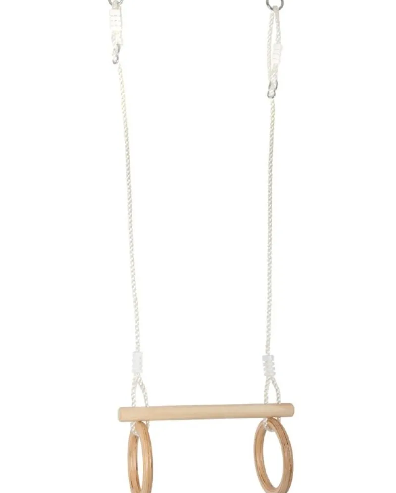 Small foot company Trapecio Con Anillos De Gimnasia En Madera - ^ Muebles De Jardín, Columpios