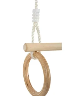Small foot company Trapecio Con Anillos De Gimnasia En Madera - ^ Muebles De Jardín, Columpios