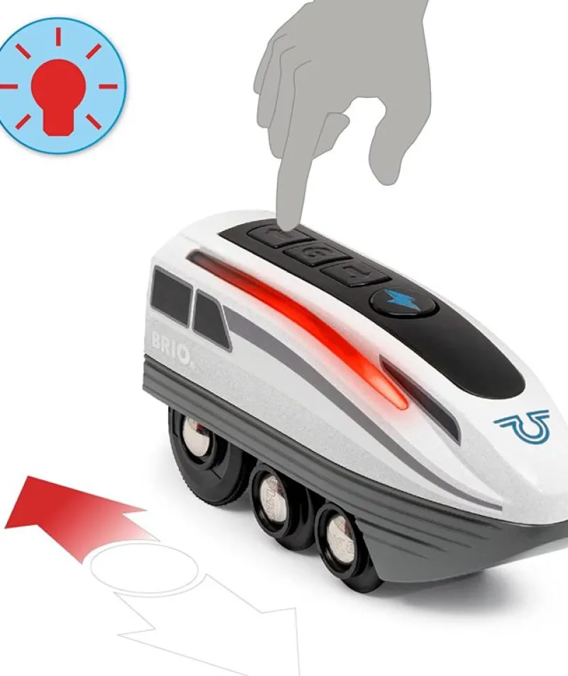 Brio Tren Grey Turbo^ Locomotoras, Vagones Y Trenes Brio