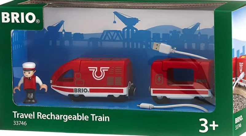 Brio Tren De Pasajeros Recargable - ^ Locomotoras, Vagones Y Trenes Brio
