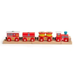 Bigjigs Toys Tren De Rescate De Incendios - ^ Locomotoras, Vagones Y Trenes Brio