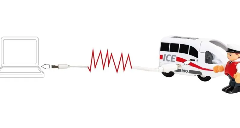 Brio Tren Recargable Ice - ^ Locomotoras, Vagones Y Trenes Brio