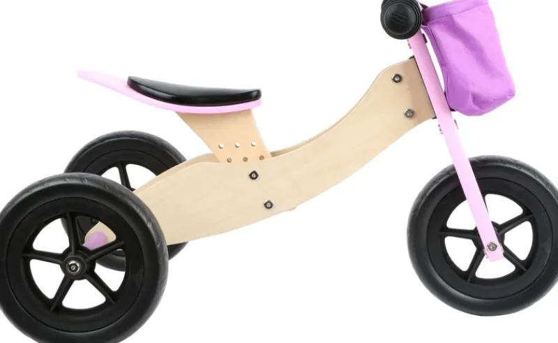 Small foot company Triciclo 2 En 1 Draisienne Maxi Rosa - ^ Draisiennes Y Bicicletas De Madera