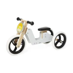 Janod Triciclo De Madera 2 En 1 - ^ Draisiennes Y Bicicletas De Madera