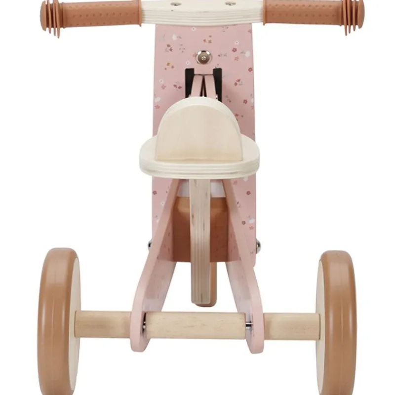 Little Dutch Triciclo De Madera Rosa - ^ Draisiennes Y Bicicletas De Madera