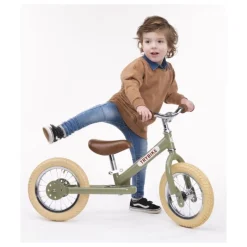 Trybike Draisienne Acero Verde Vintage - ^ Draisiennes Y Bicicletas De Madera