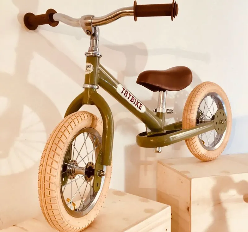 Trybike Draisienne Acero Verde Vintage - ^ Draisiennes Y Bicicletas De Madera