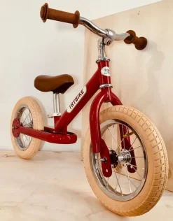 Trybike Draisienne Acero Rojo Vintage - ^ Draisiennes Y Bicicletas De Madera