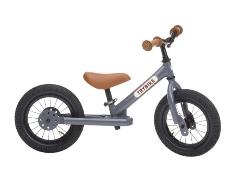 Trybike Draisienne Evolutive 2 En 1 Gris Antracita - ^ Draisiennes Y Bicicletas De Madera