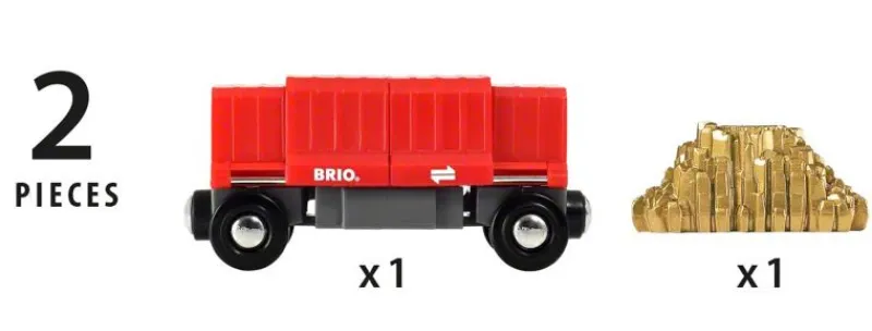 Brio Vagon De Carga Rouge - ^ Locomotoras, Vagones Y Trenes Brio