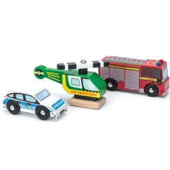 Le Toy Van Vehiculos De Emergencia - ^ Grúas, Tractores, Aviones...