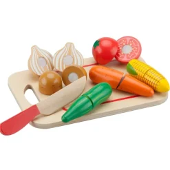 New Classic Toys Verduras De Madera Para Cortar - ^ La Cocina, El Tendero...