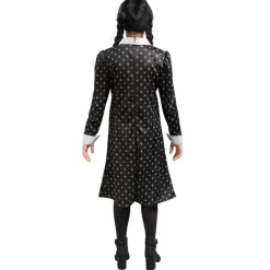 Chaks Vestido Negro Wednesday The Addams Family 140Cm - ^Nino Disfraces