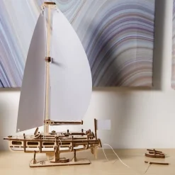 Ugears Yate Belleza De Los Oceanos Modelo Mecanico - ^ Descubrimiento De La Ciencia